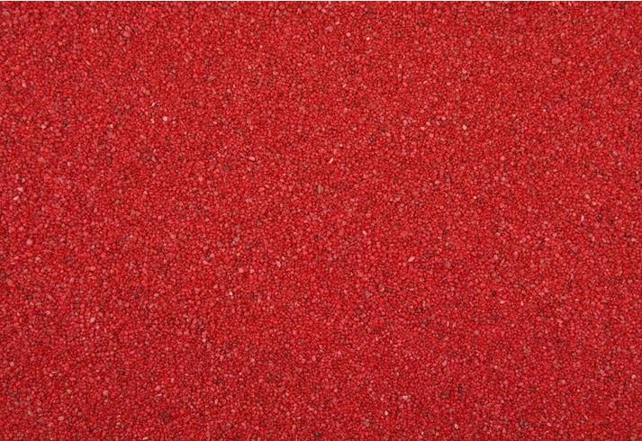  Carmine Red Pigmented Quartz 0.7-1.2mm